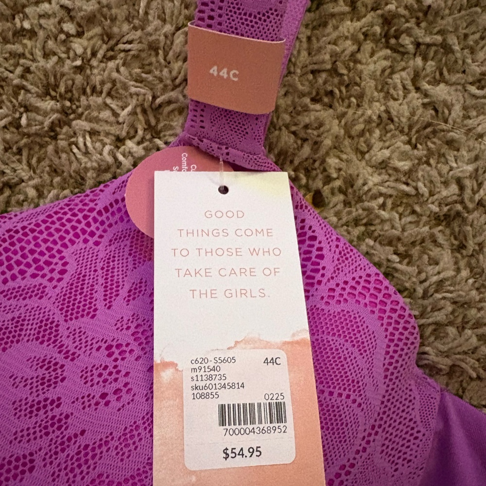 Cacique Comfort Bliss Lightly Lined Plunge Bra - Picture 3 of 3
